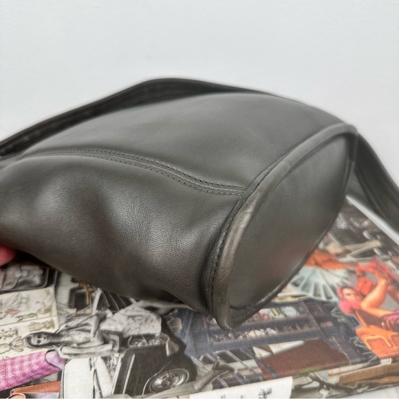 Coach Vintage Slim Medium Duffle Sac Bag Crossbody Gray Nickel - Picture 7 of 13